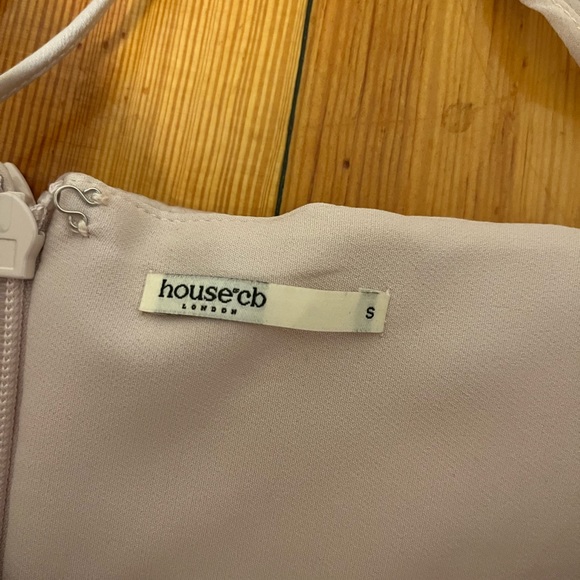 House of CB blush pink mesh sleeve corset dress - Picture 5 of 5